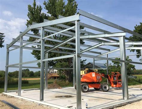 metal frame house with garage|metal garage frame only kit.